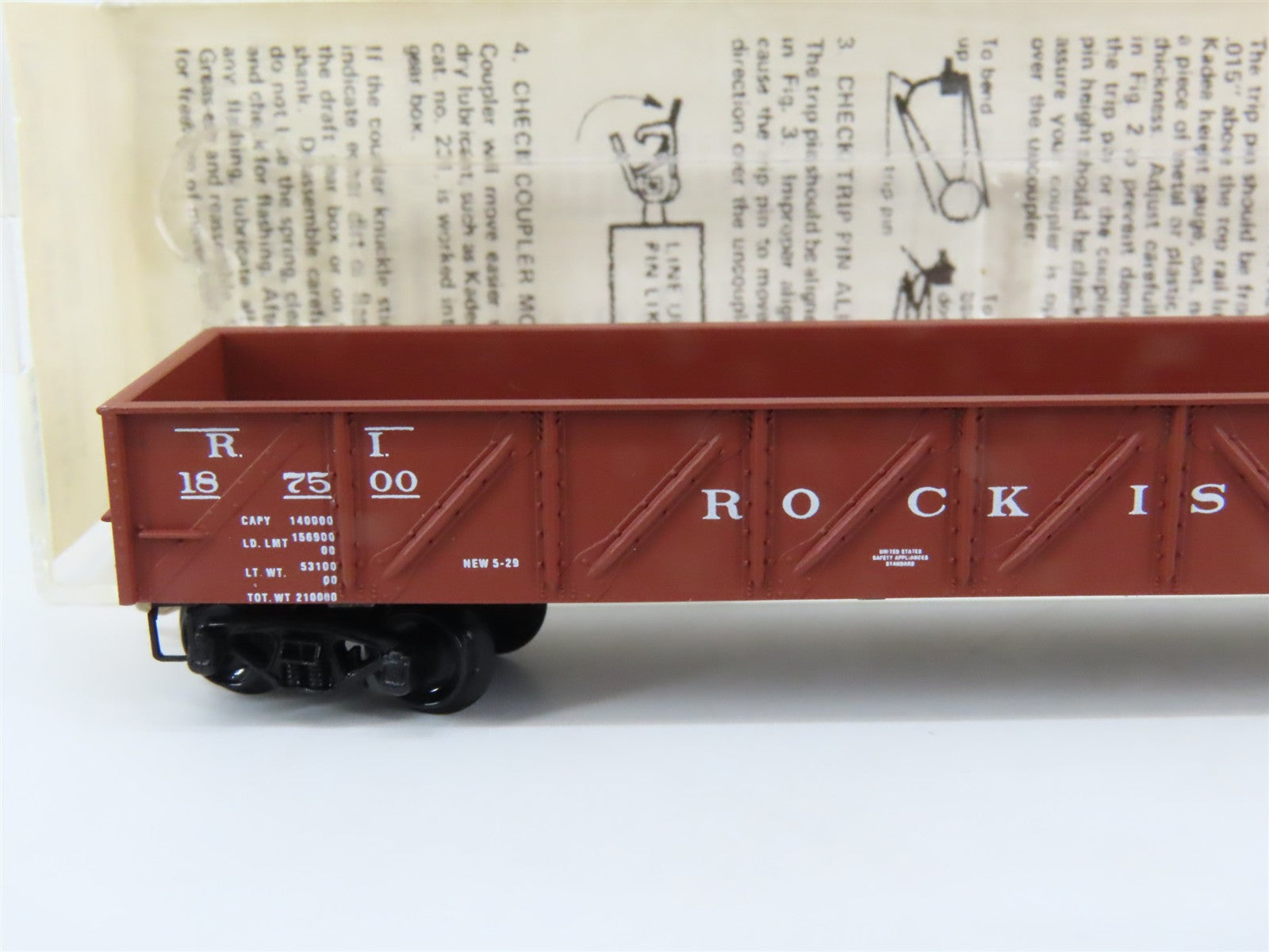 N Scale Micro-Trains 61010 RI Rock Island 50' 50' Composite Gondola 187500 RTR