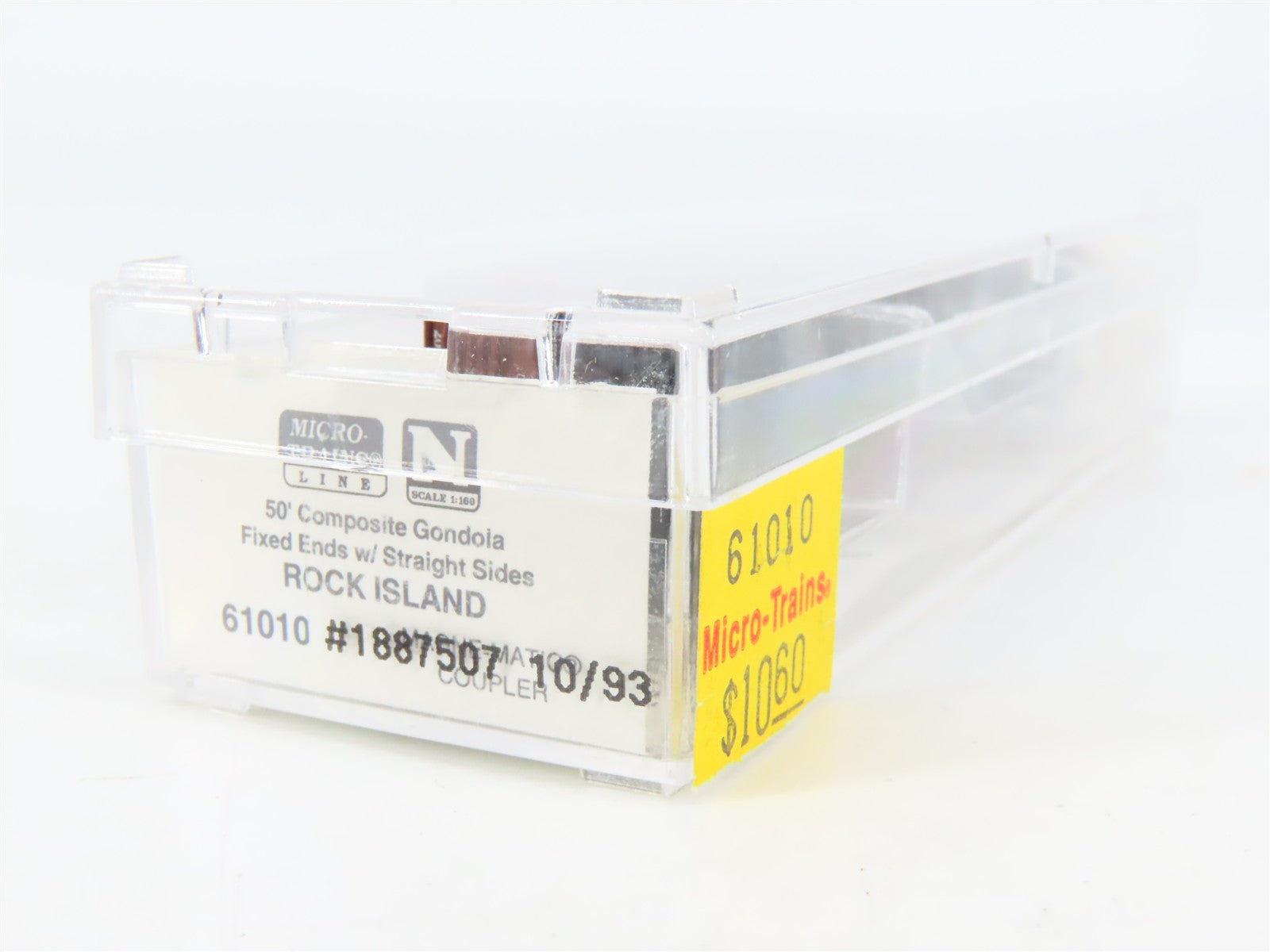 N Scale Micro-Trains 61010 RI Rock Island 50' Composite Gondola 187507 RTR