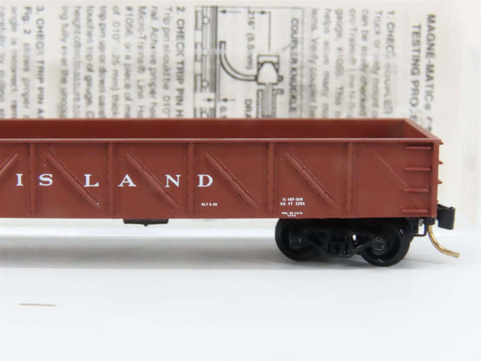 N Scale Micro-Trains 61010 RI Rock Island 50' Composite Gondola 187507 RTR