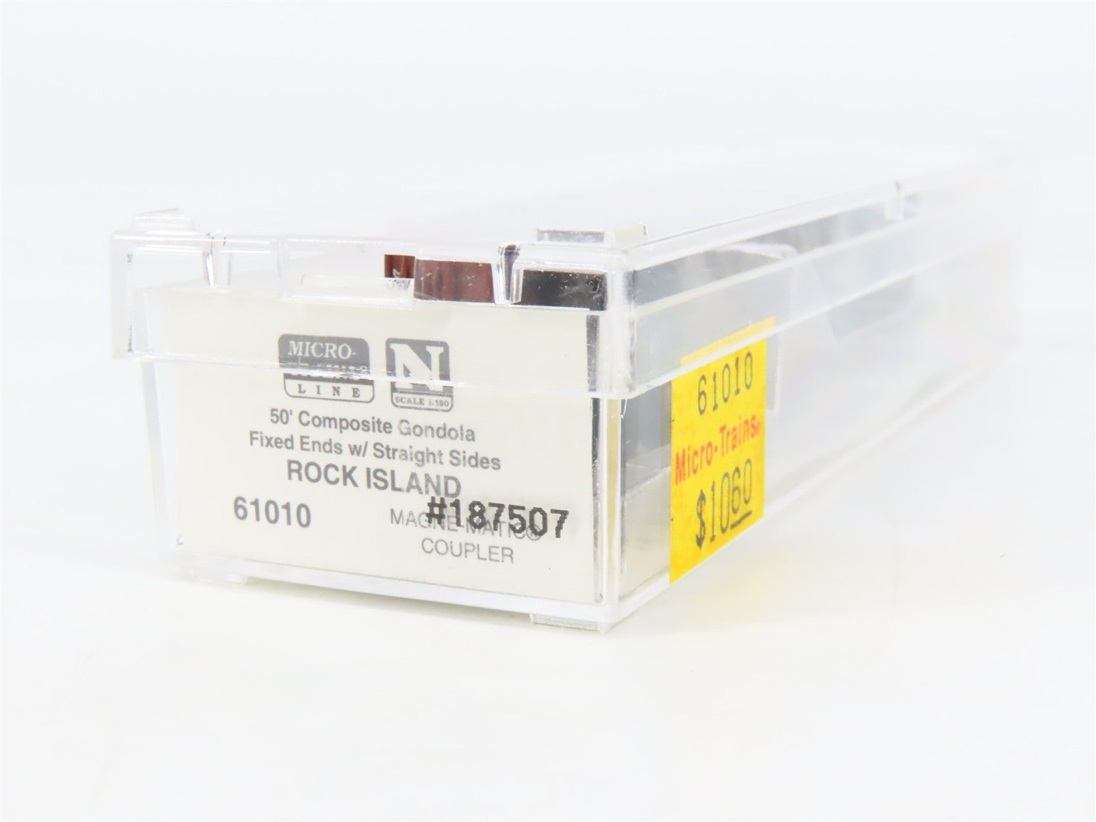 N Scale Micro-Trains 61010 RI Rock Island 50' Composite Gondola 187507 RTR