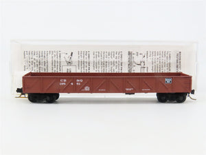 N Scale Micro-Trains 60020 CB&Q Burlington Route 50' Gondola 195451 RTR