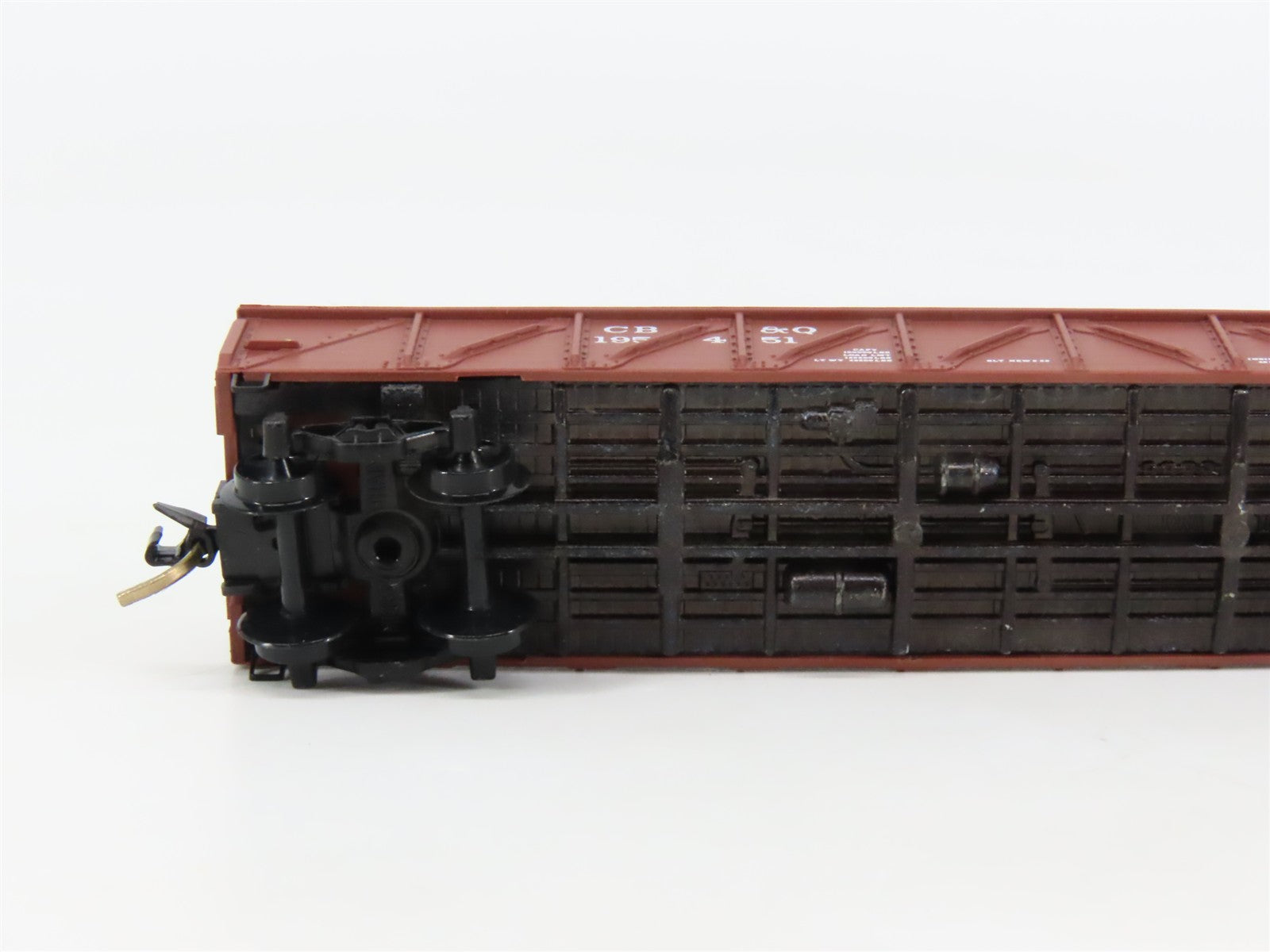 N Scale Micro-Trains 60020 CB&Q Burlington Route 50' Gondola 195451 RTR