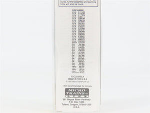 N Scale Micro-Trains 60020 CB&Q Burlington Route 50' Gondola 195451 RTR