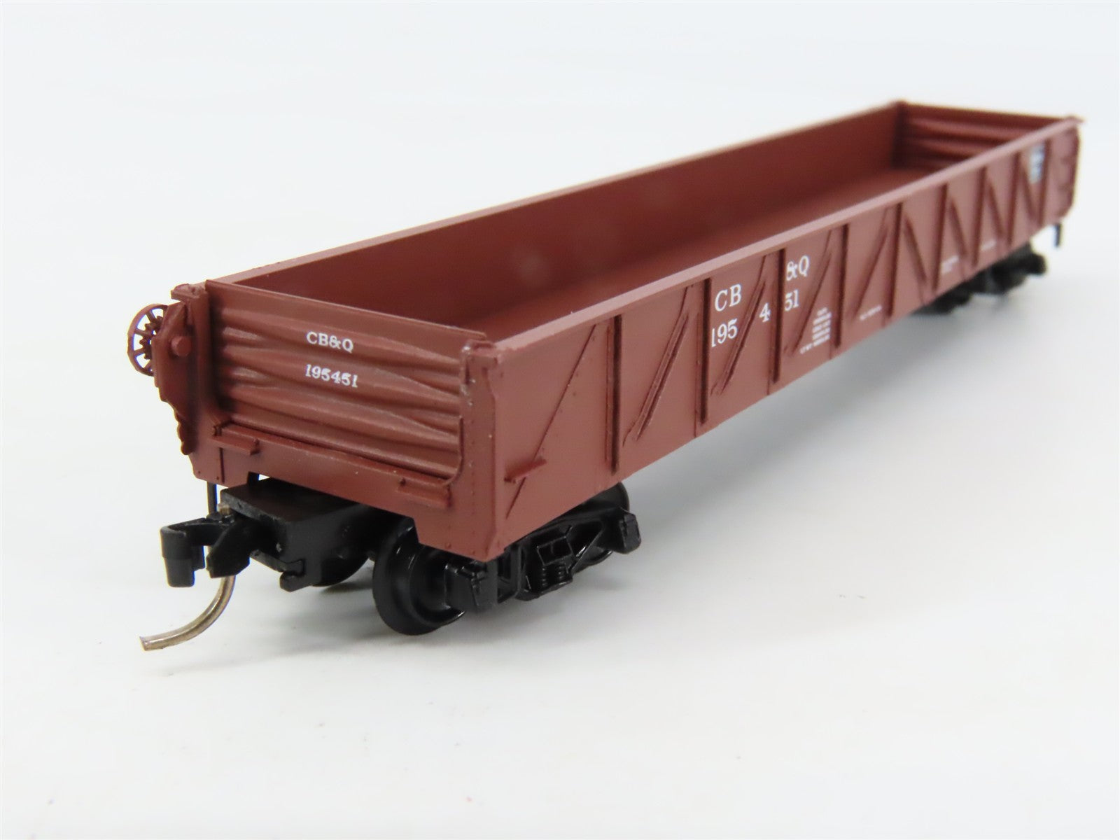 N Scale Micro-Trains 60020 CB&Q Burlington Route 50' Gondola 195451 RTR