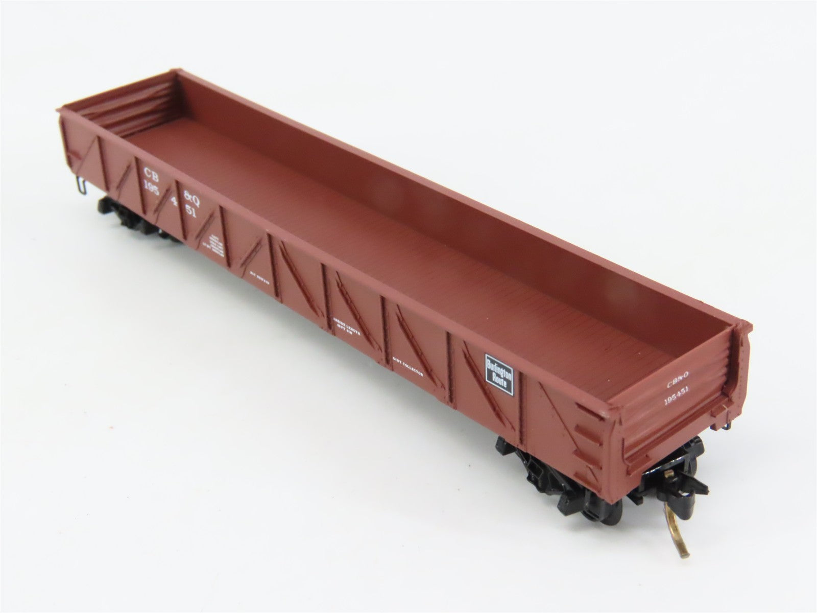 N Scale Micro-Trains 60020 CB&Q Burlington Route 50' Gondola 195451 RTR