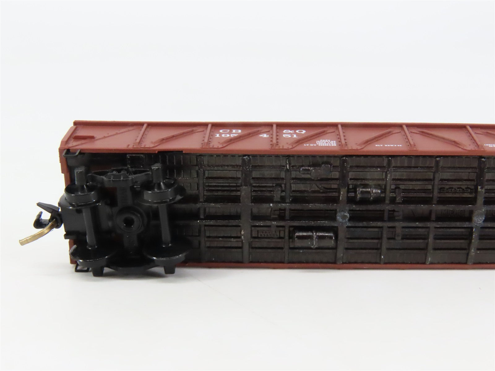 N Scale Micro-Trains 60020 CB&Q Burlington Route 50' Gondola 195451 RTR