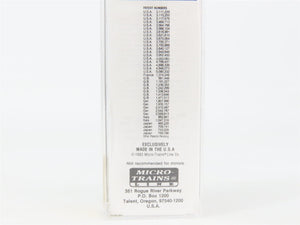 N Scale Micro-Trains 60020 CB&Q Burlington Route 50' Gondola 195451 RTR