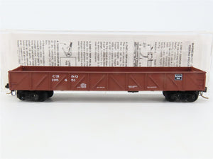 N Scale Micro-Trains 60020 CB&Q Burlington Route 50' Gondola 195451 RTR