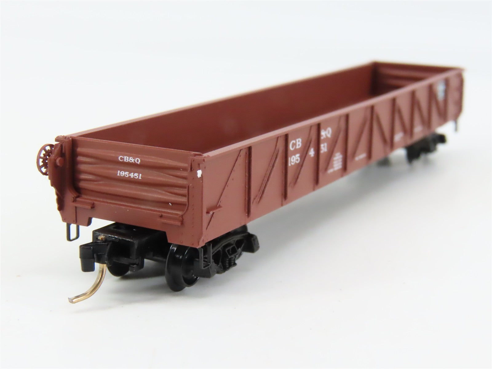N Scale Micro-Trains 60020 CB&Q Burlington Route 50' Gondola 195451 RTR