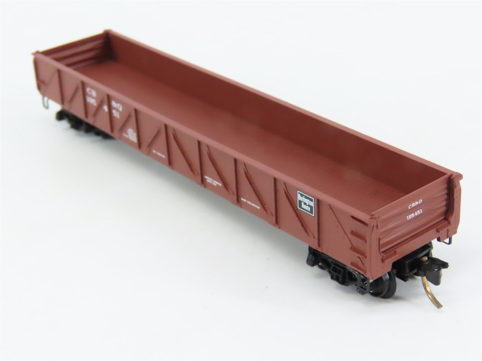 N Scale Micro-Trains 60020 CB&Q Burlington Route 50' Gondola 195451 RTR