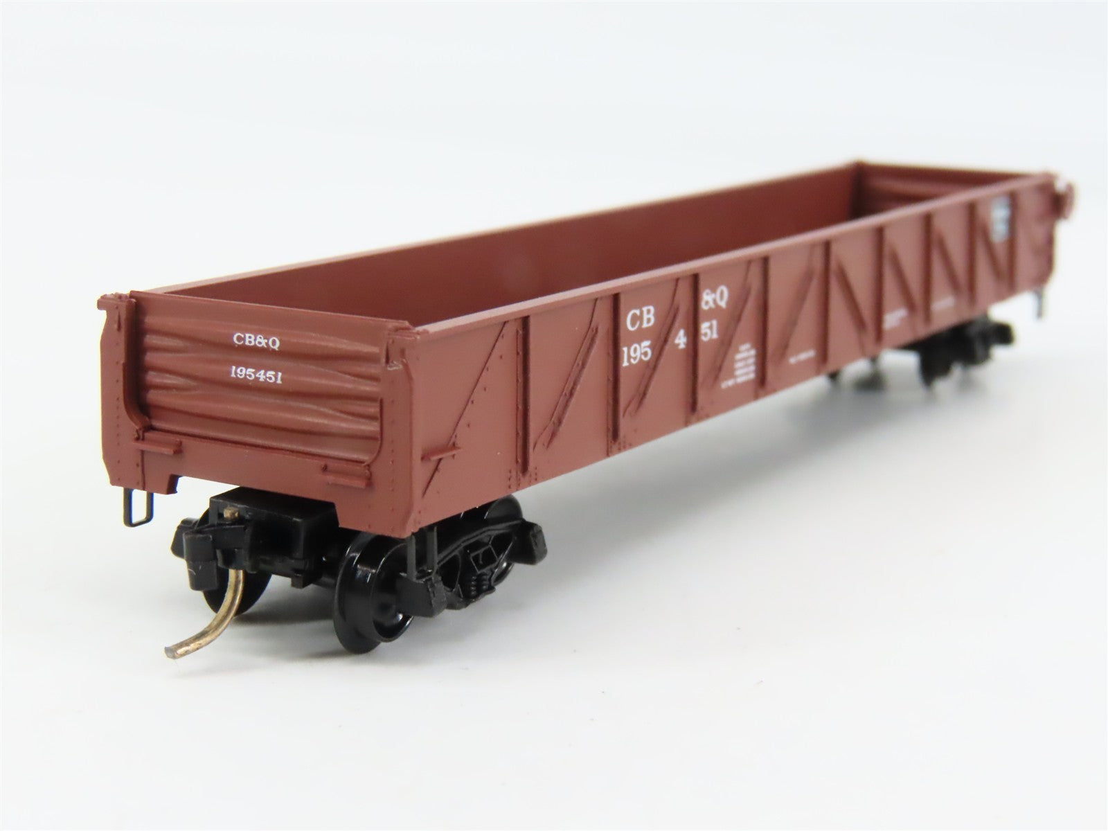 N Scale Micro-Trains 60020 CB&Q Burlington Route 50' Gondola 195451 RTR
