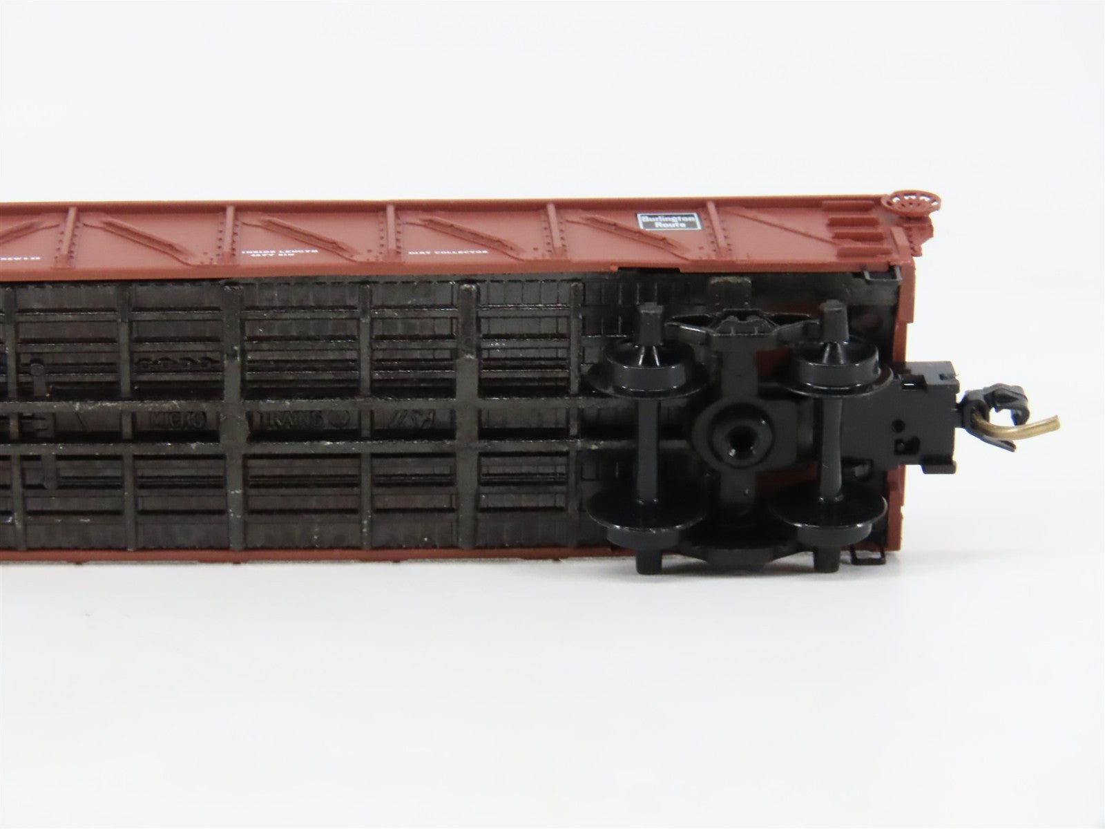 N Scale Micro-Trains 60020 CB&Q Burlington Route 50' Gondola 195451 RTR