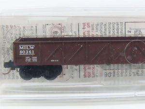 N Scale Micro-Trains 60010 MILW Milwaukee Road 50' 50' Composite Gondola RTR