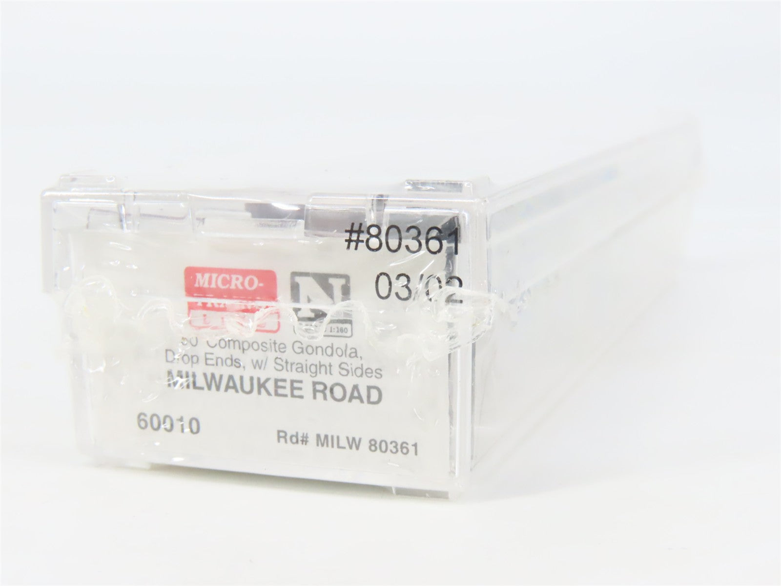 N Scale Micro-Trains 60010 MILW Milwaukee Road 50' 50' Composite Gondola RTR