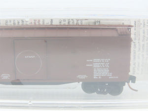 N Scale Micro-Trains 39060 ATSF Santa Fe 40' Wood Box Car #38693 C.T. RTR