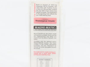 N Scale Micro-Trains 39060 ATSF Santa Fe 40' Wood Box Car #38693 C.T. RTR