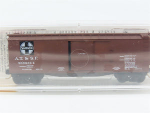 N Scale Micro-Trains 39060 ATSF Santa Fe 40' Box Car 38693 RTR
