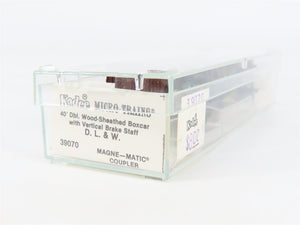 N Scale Micro-Trains 39070 Delaware, Lackawanna & Western 40' Box Car RTR