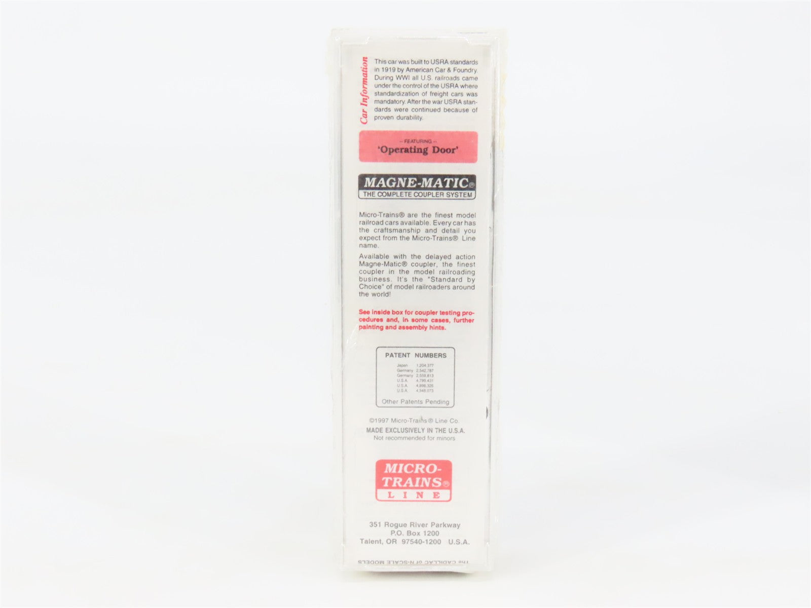 N Scale Micro-Trains 39080 ACL Atlantic Coast Line 40' Box Car 46683 RTR