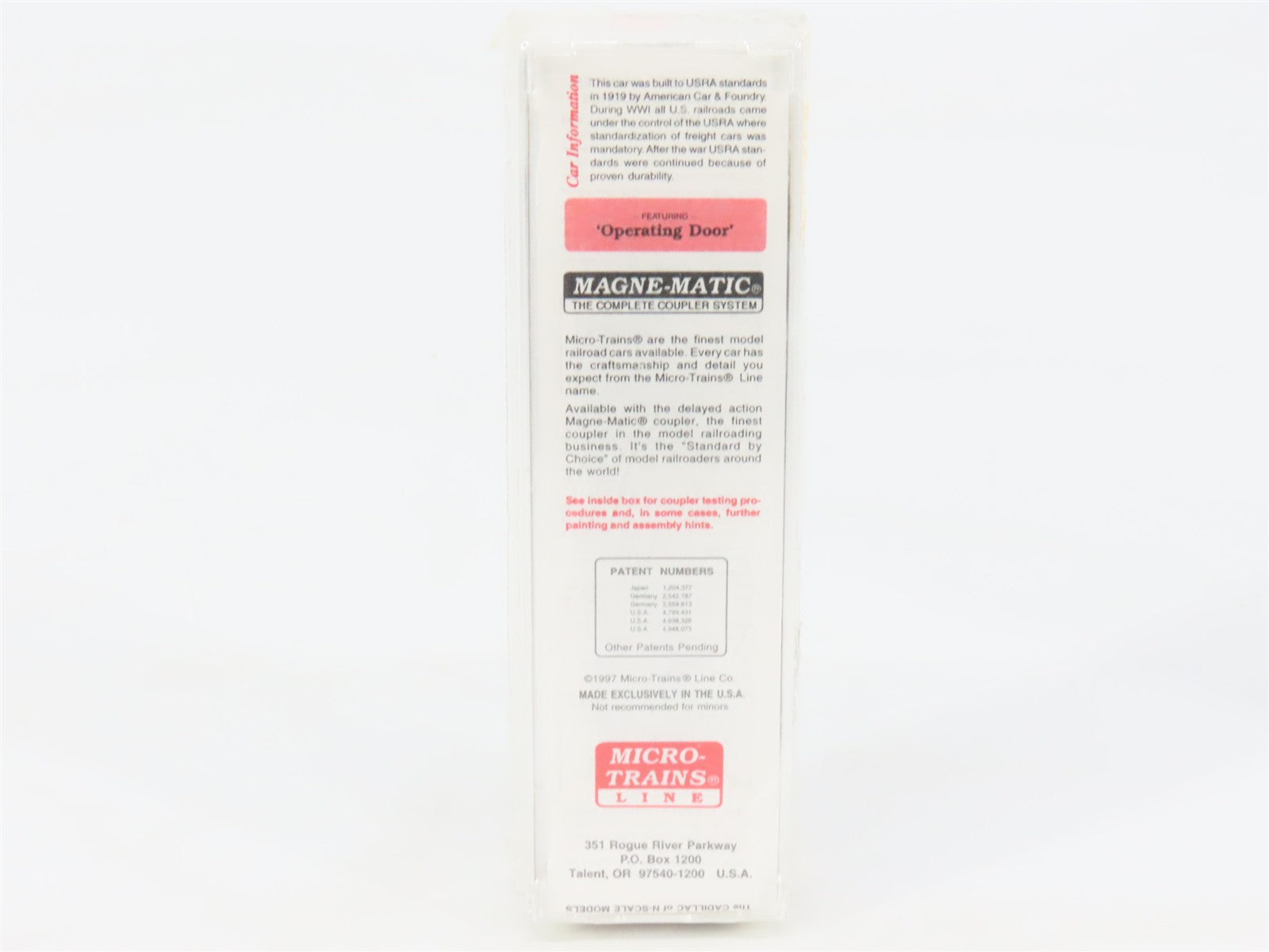 N Scale Micro-Trains 39080 ACL Atlantic Coast Line 40' Box Car 46683 RTR