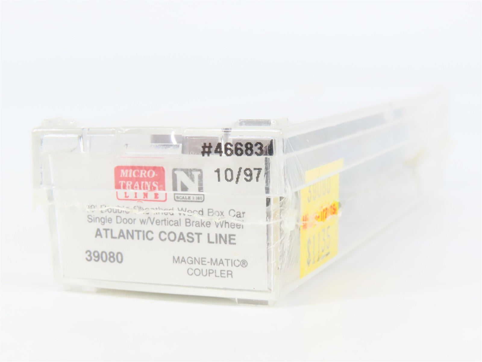 N Scale Micro-Trains 39080 ACL Atlantic Coast Line 40' Box Car 46683 RTR