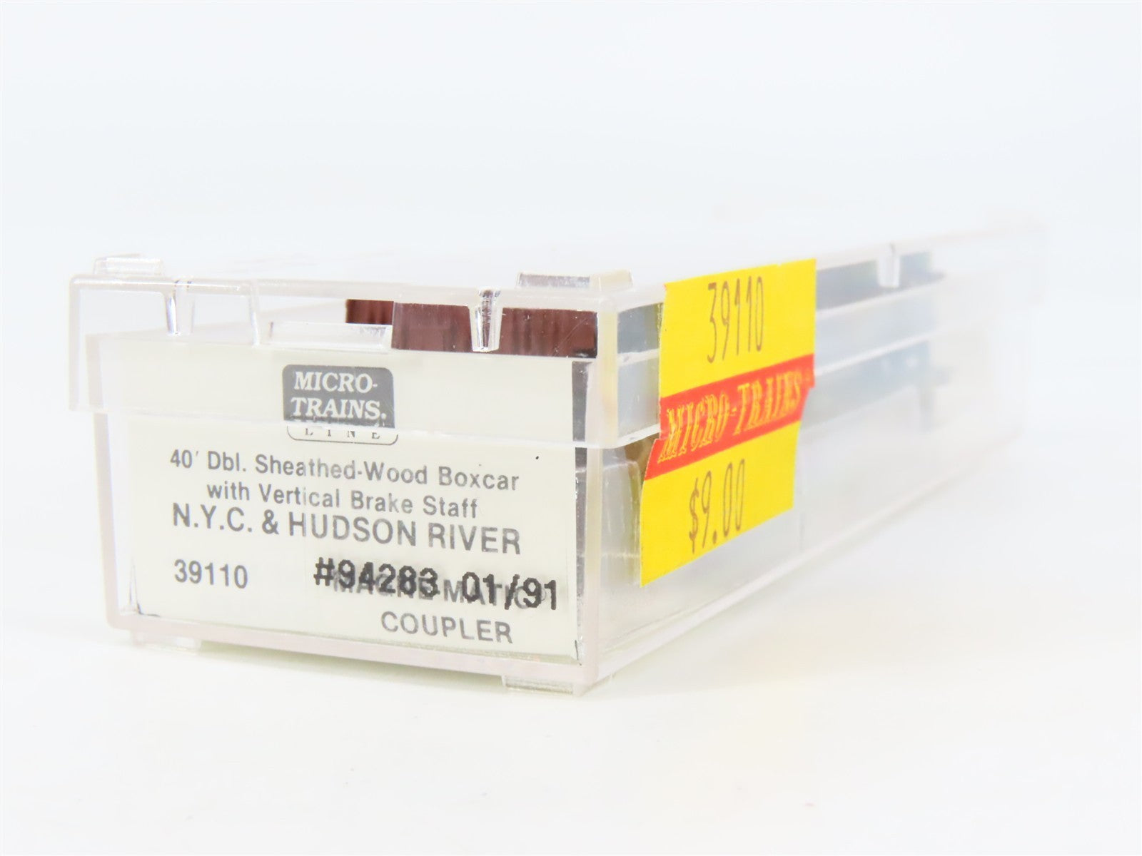 N Micro-Trains 39110 NYC&HR New York Central & Hudson River 40' Box Car #94283