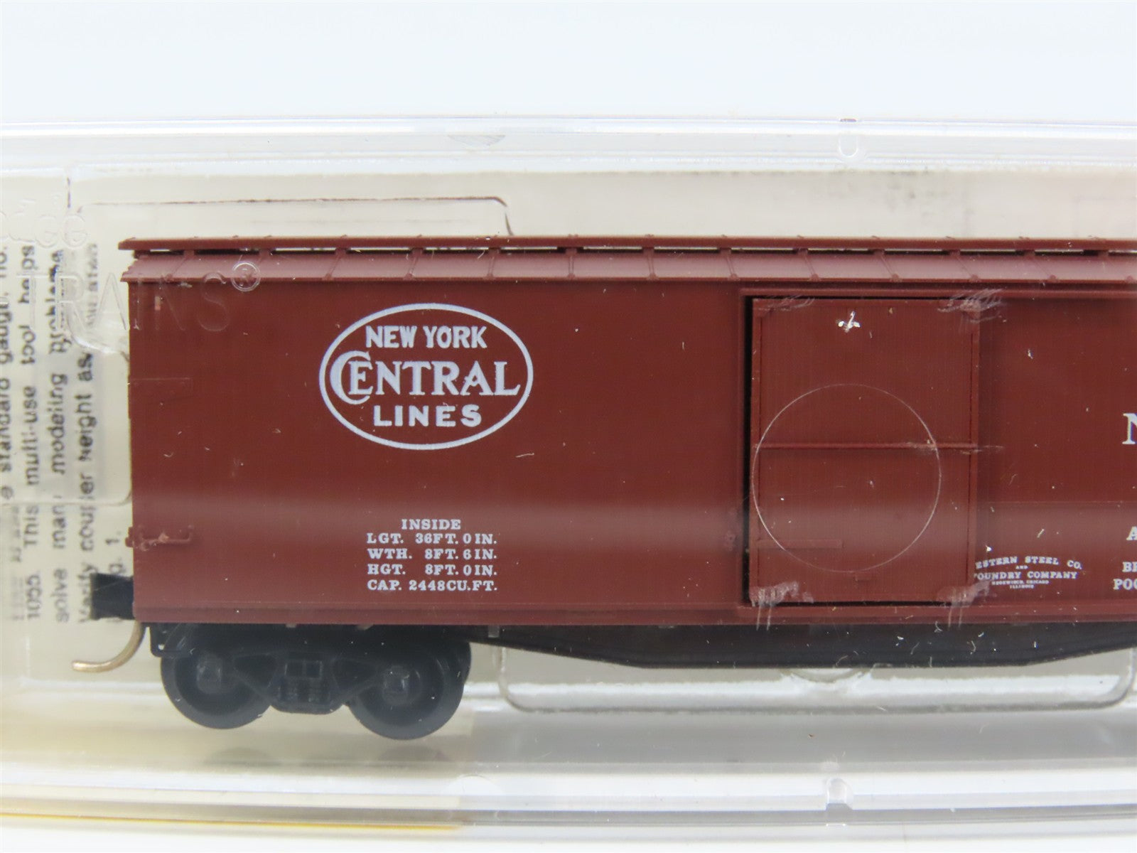 N Micro-Trains 39110 NYC&HR New York Central & Hudson River 40' Box Car #94283