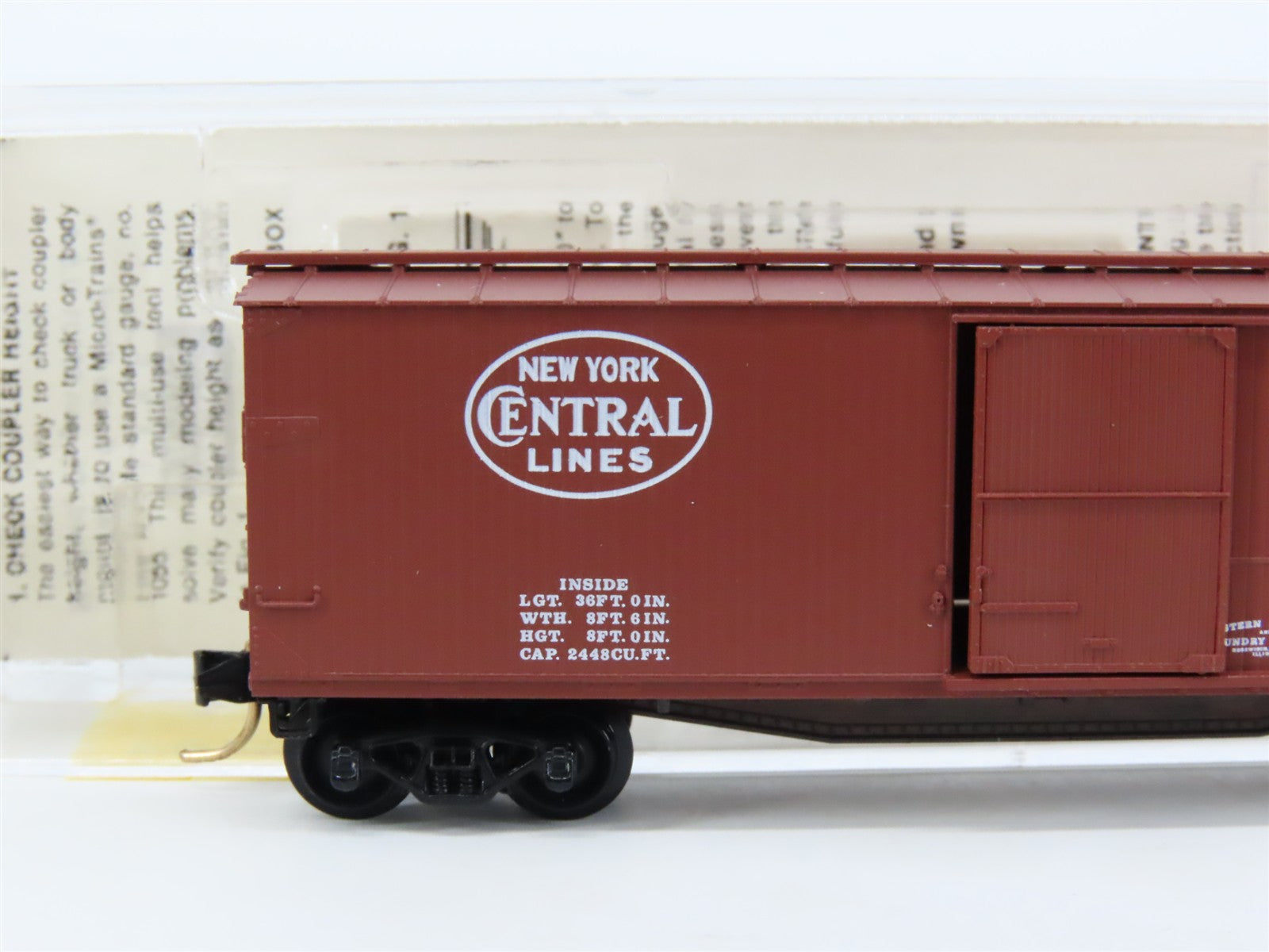 N Micro-Trains 39110 NYC&HR New York Central & Hudson River 40' Box Car #94283