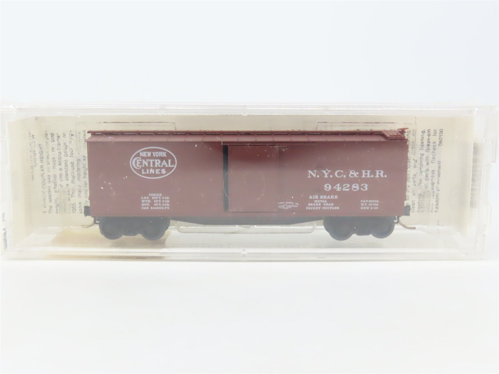 N Scale Micro-Trains 39110 NYCHR New York Central & Hudson River 40' Box Car RTR