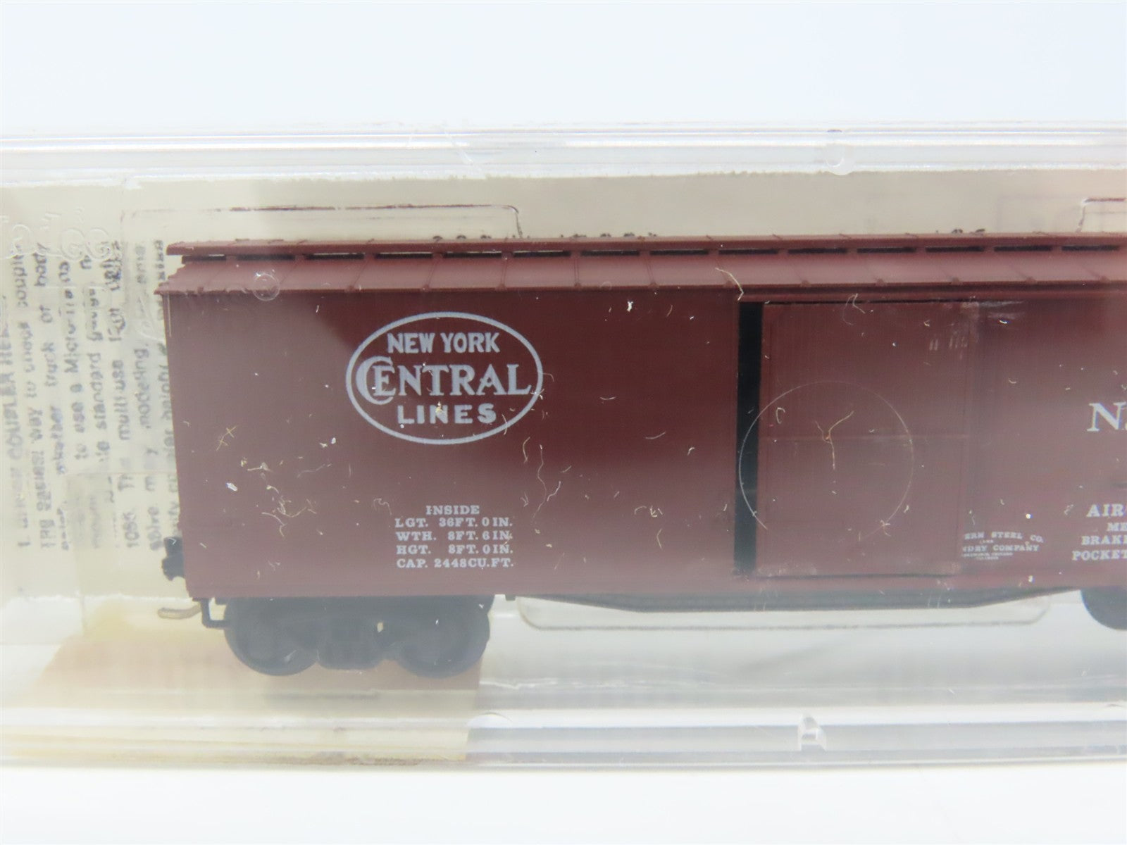 N Scale Micro-Trains 39110 NYCHR New York Central & Hudson River 40' Box Car RTR