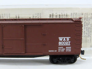 N Scale Micro-Trains 39120 WAB Wabash 40' Box Car 80027 RTR