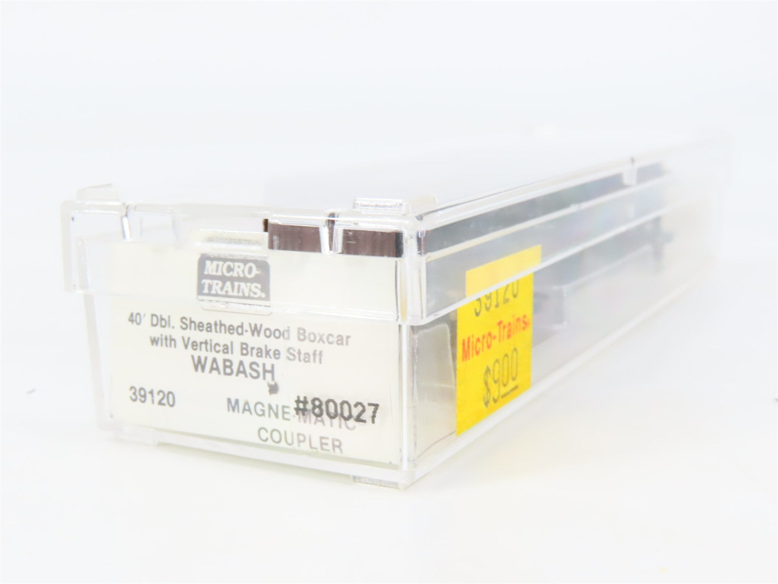 N Scale Micro-Trains 39120 WAB Wabash 40' Box Car 80027 RTR