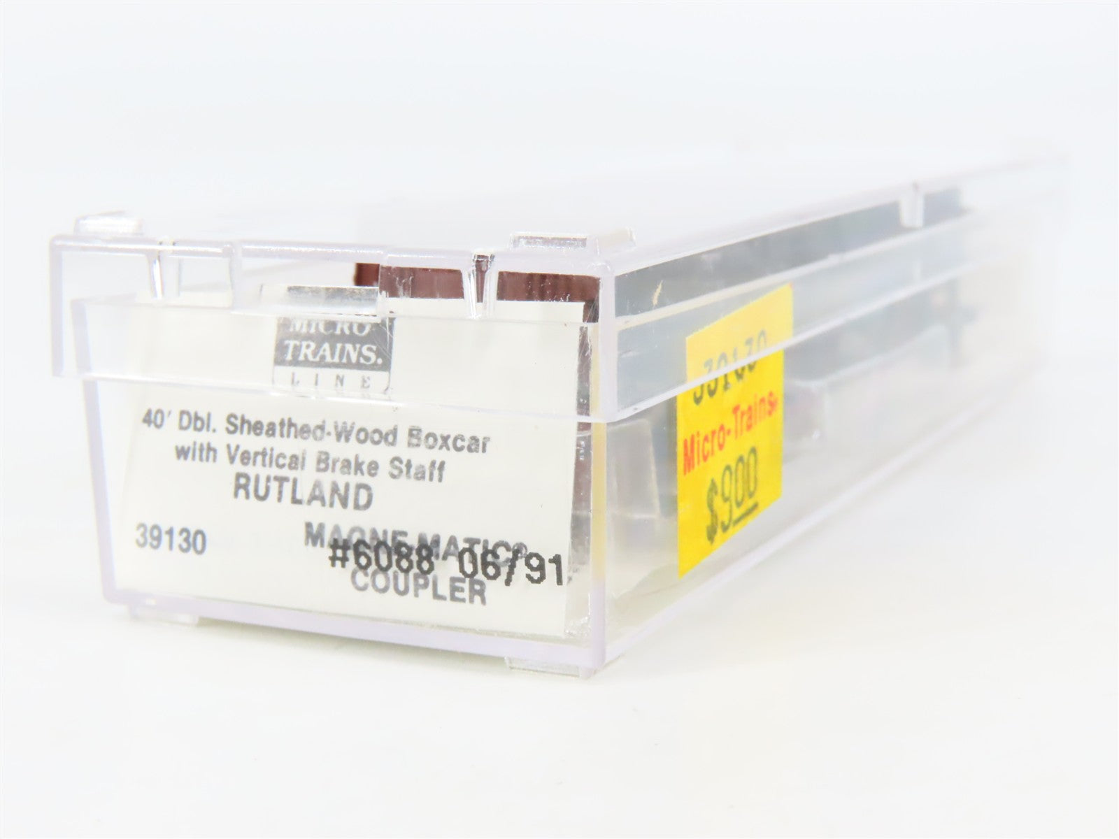 N Scale Micro-Trains 39130 RUT Rutland 40' Box Car 6088 RTR