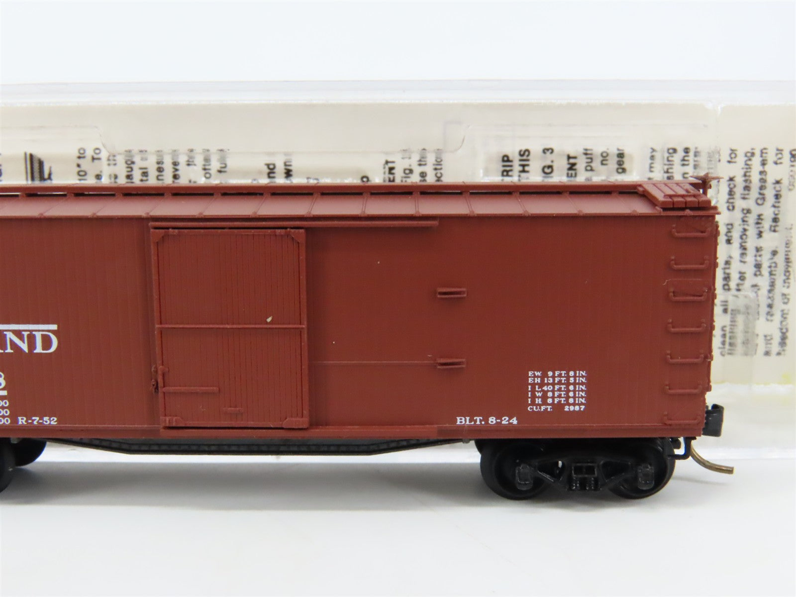 N Scale Micro-Trains 39130 RUT Rutland 40' Box Car 6088 RTR