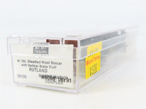 N Scale Micro-Trains 39130 RUT Rutland 40' Box Car 6088 RTR