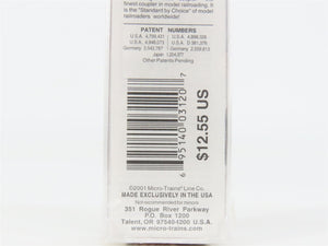 N Scale Micro-Trains 39130 RUT Rutland 40' Double-Sheathed Wood Box Car 6043 RTR