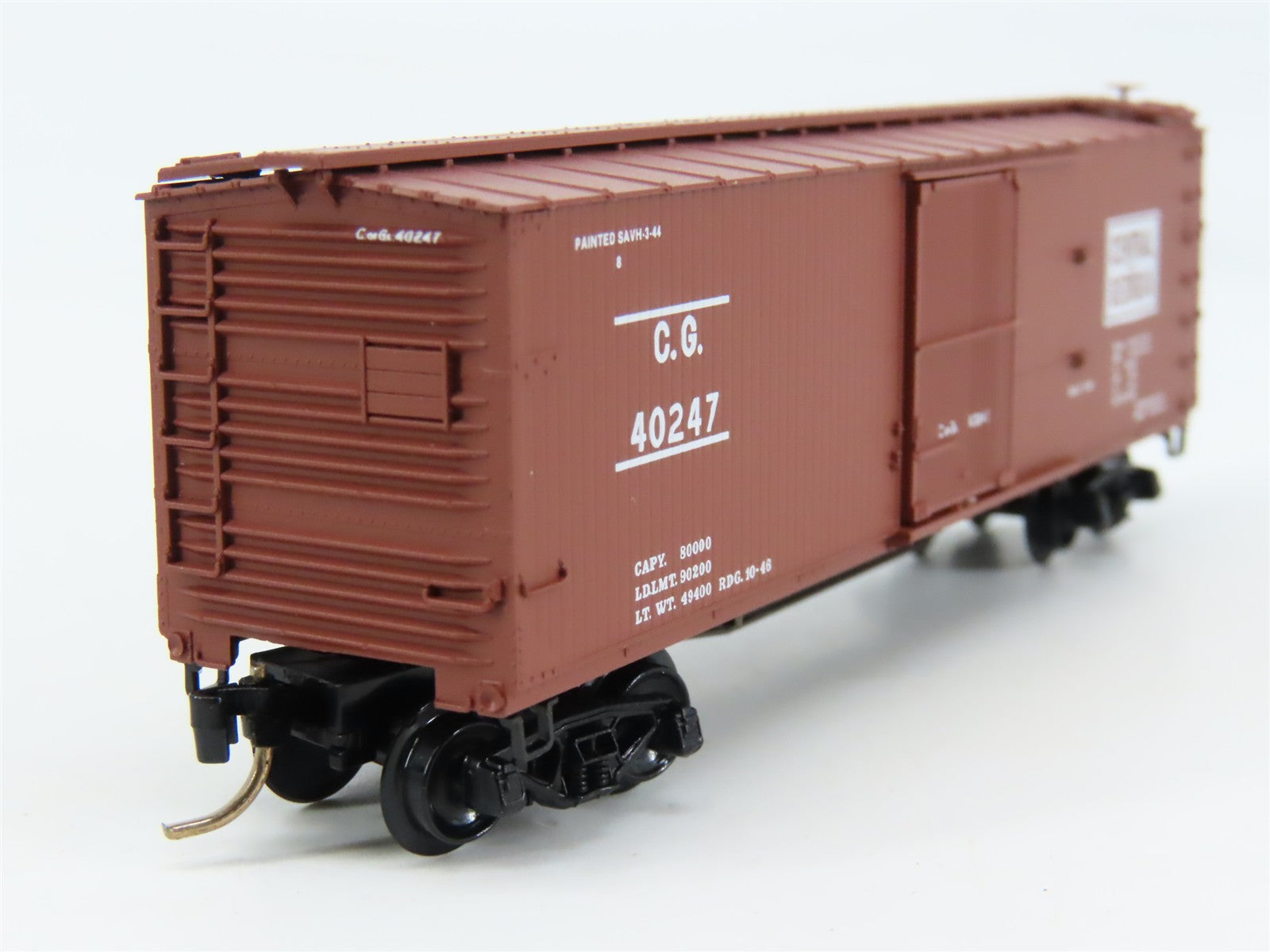N Scale Micro-Trains 39150 CG Central of Georgia 40' Box Car 40247 RTR