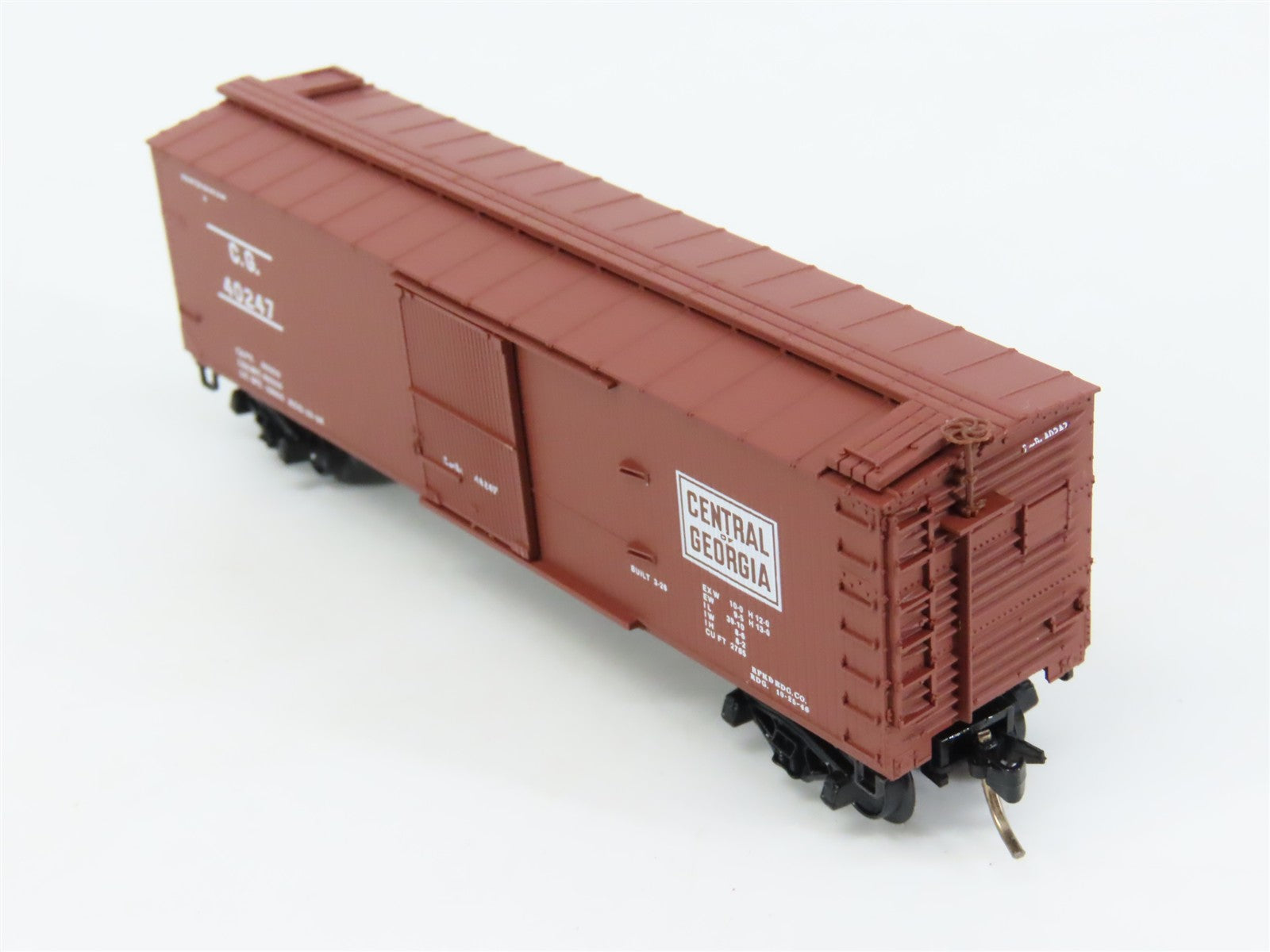 N Scale Micro-Trains 39150 CG Central of Georgia 40' Box Car 40247 RTR