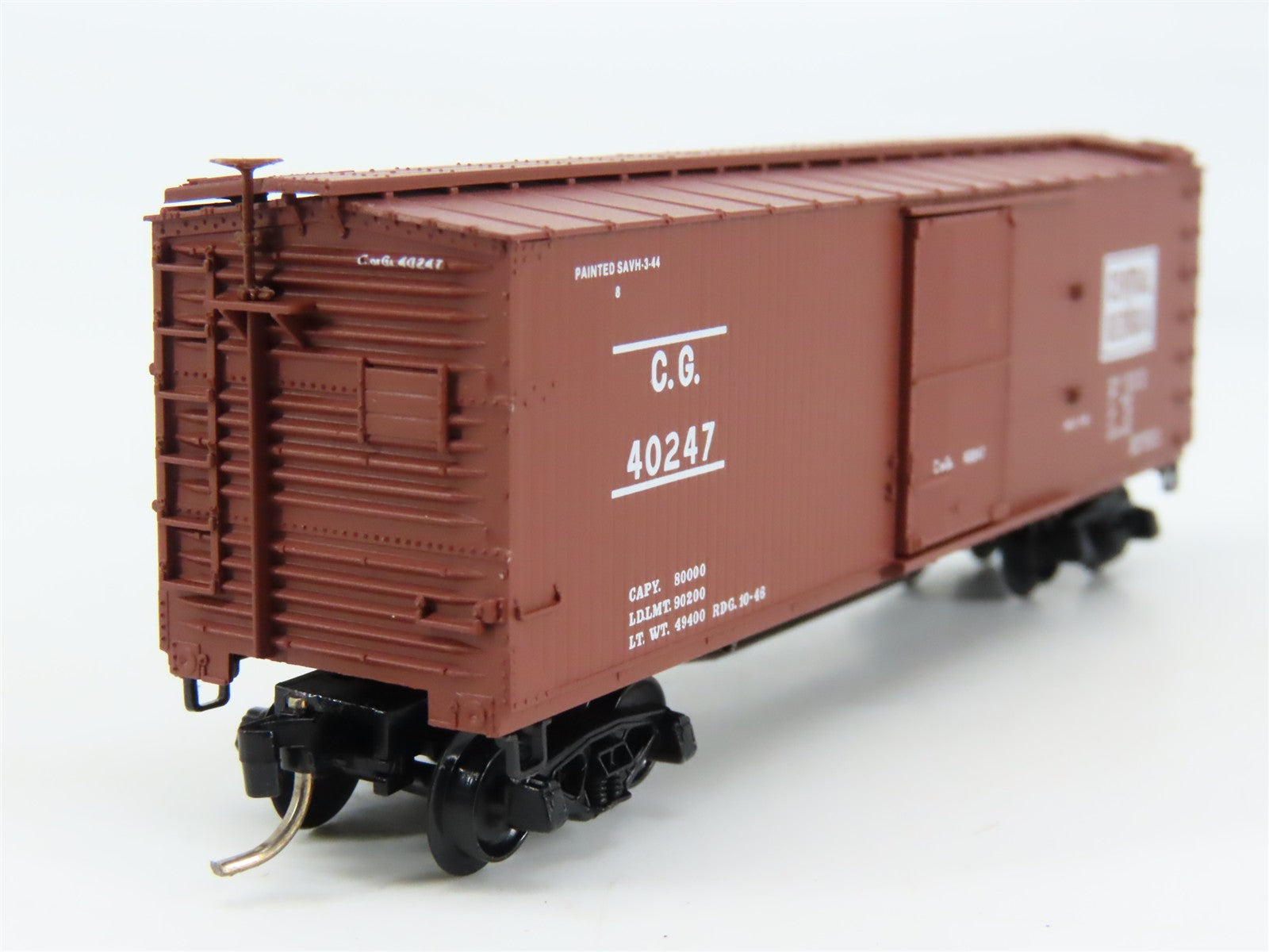 N Scale Micro-Trains 39150 CG Central of Georgia 40' Box Car 40247 RTR