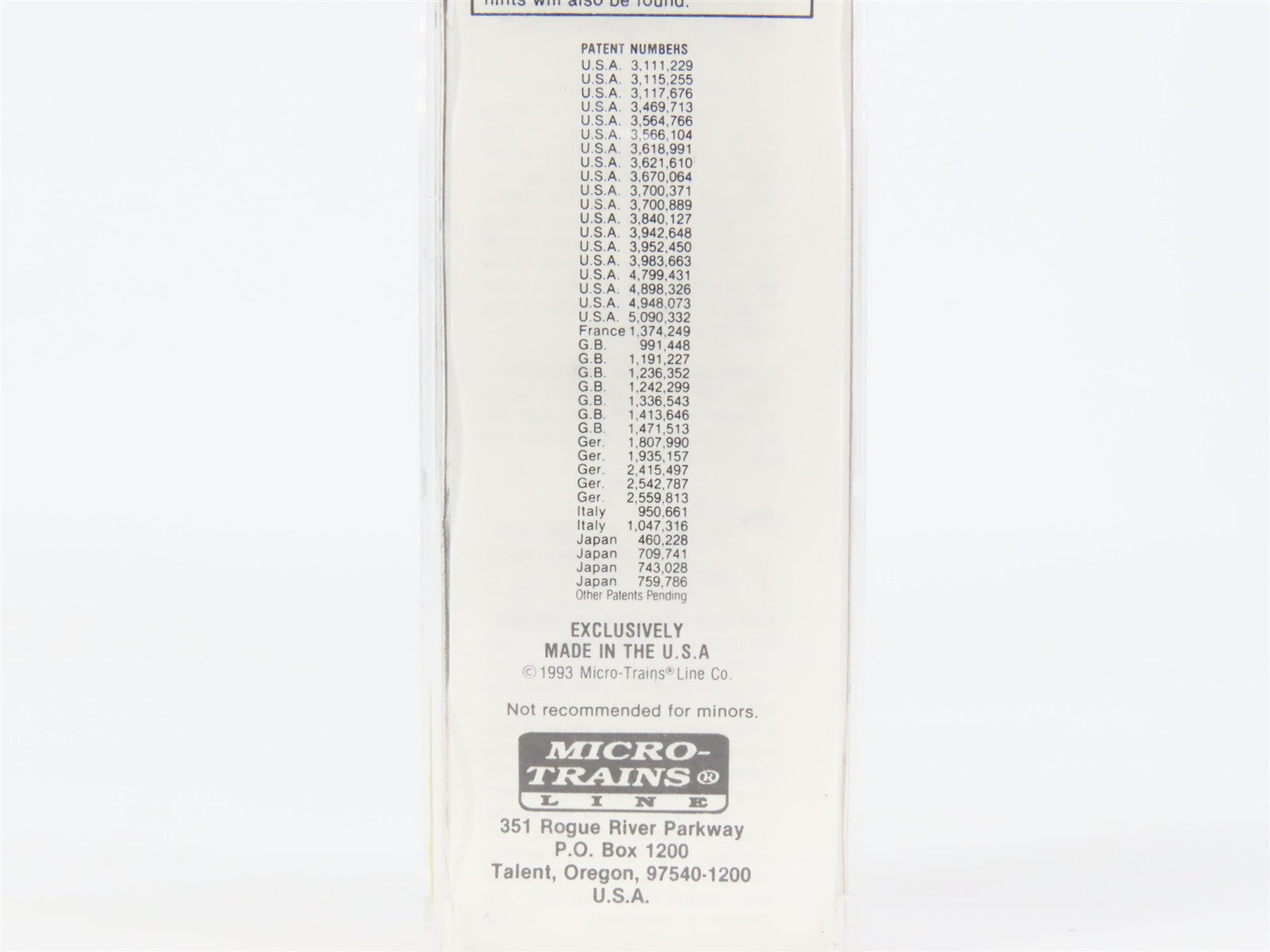 N Scale Micro-Trains 39150 CG Central of Georgia 40' Box Car 40247 RTR