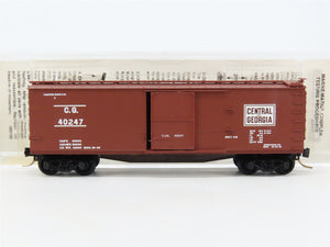 N Scale Micro-Trains 38150 CG Central of Georgia 40' Box Car 40247 RTR