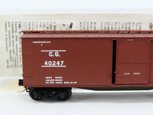 N Scale Micro-Trains 38150 CG Central of Georgia 40' Box Car 40247 RTR
