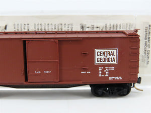 N Scale Micro-Trains 38150 CG Central of Georgia 40' Box Car 40247 RTR