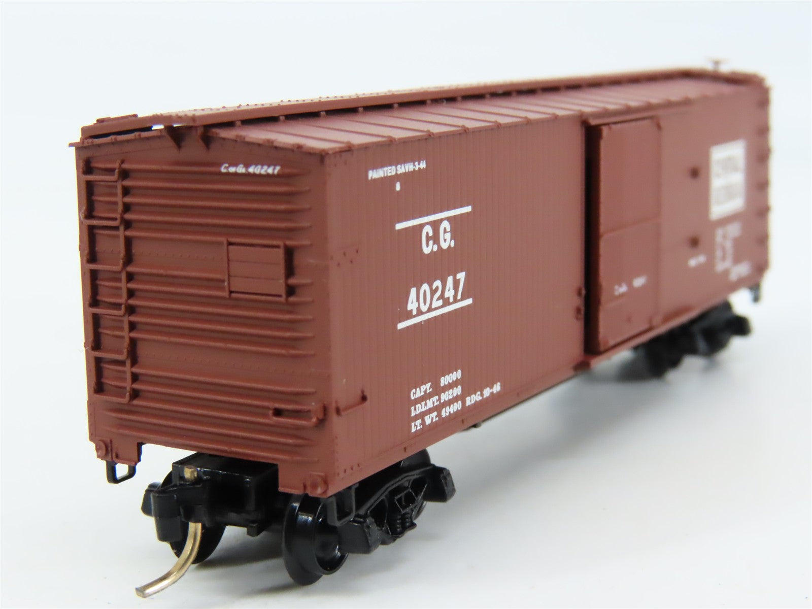N Scale Micro-Trains 38150 CG Central of Georgia 40' Box Car 40247 RTR