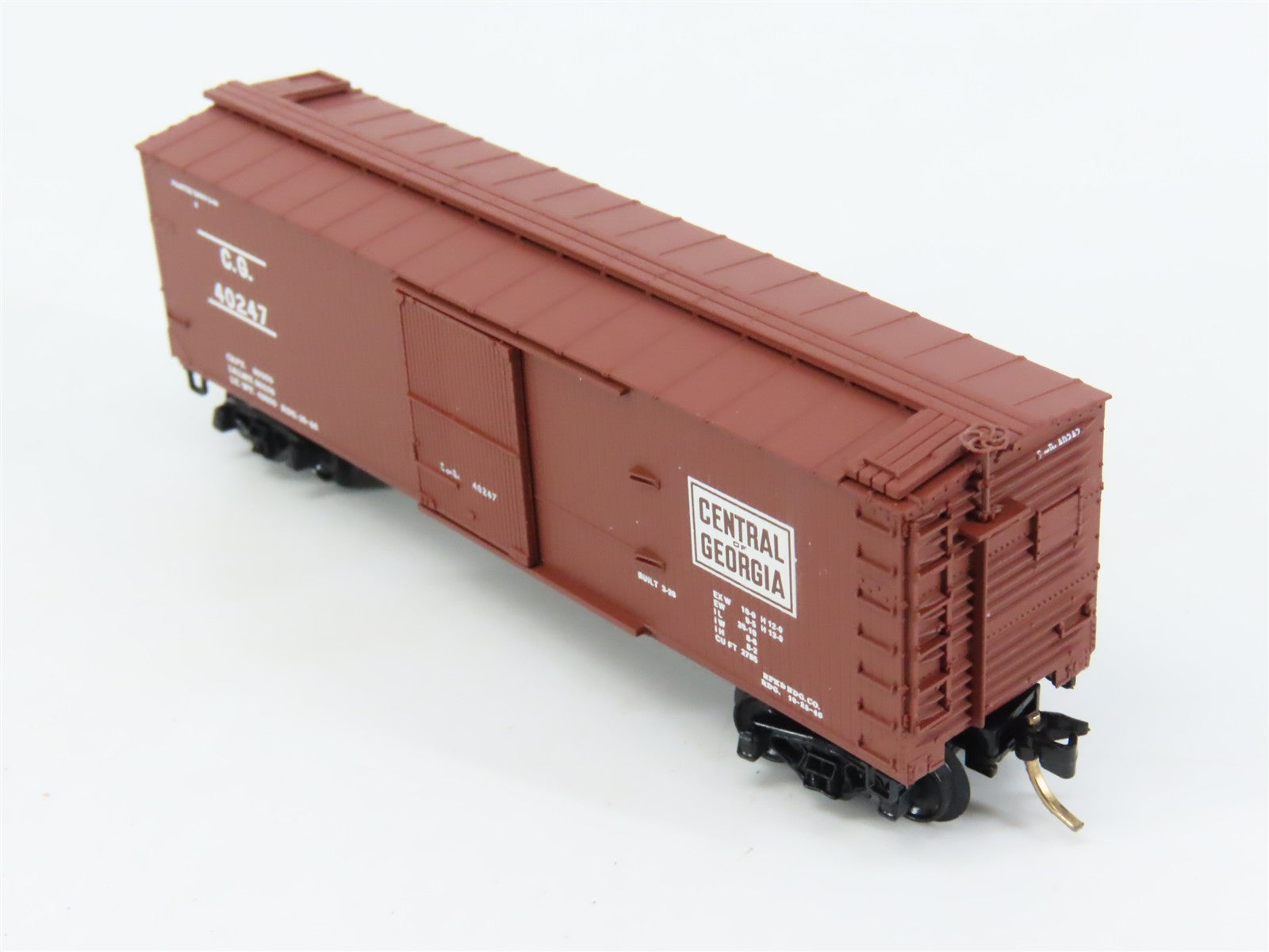 N Scale Micro-Trains 38150 CG Central of Georgia 40' Box Car 40247 RTR