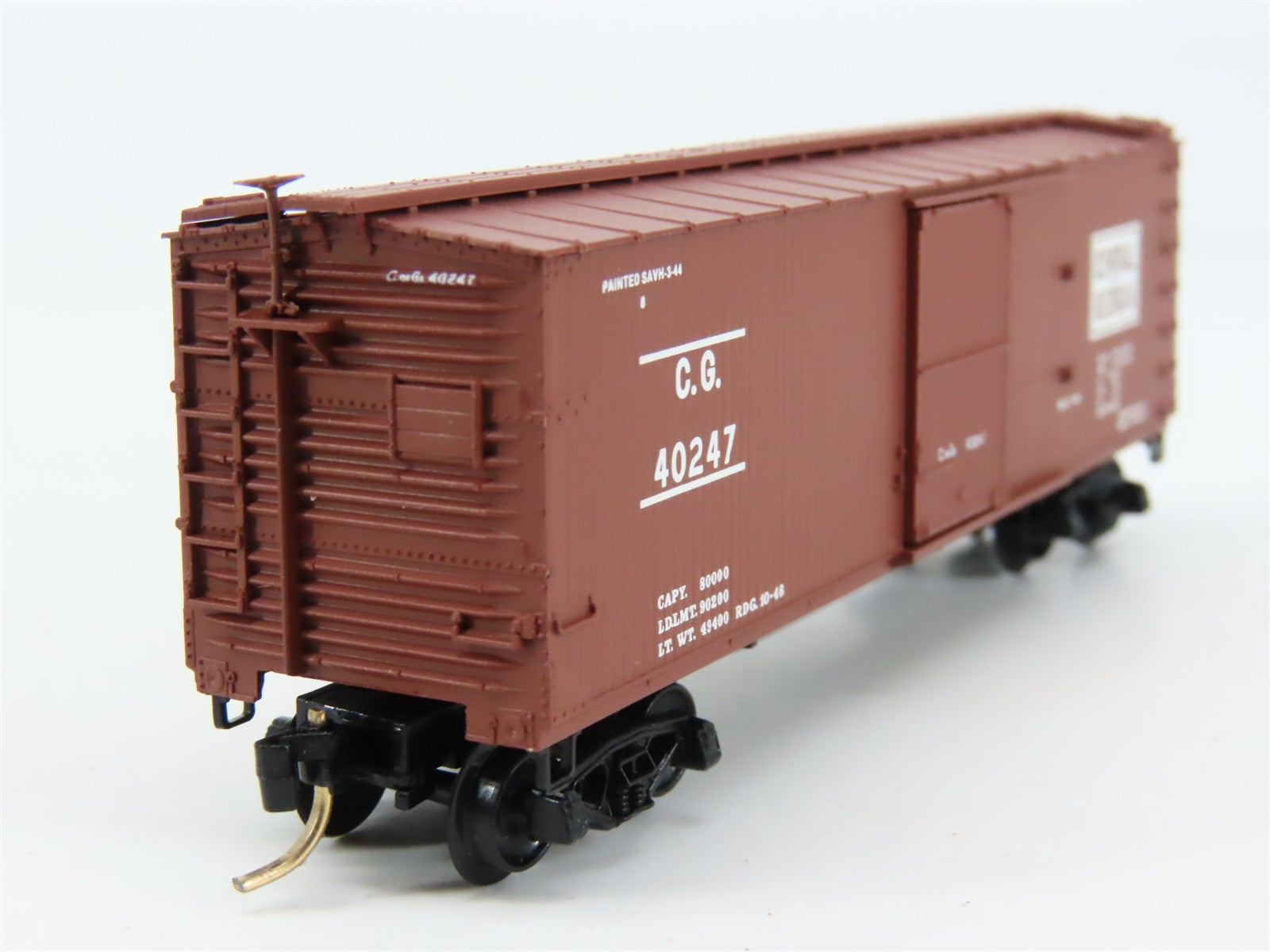 N Scale Micro-Trains 38150 CG Central of Georgia 40' Box Car 40247 RTR