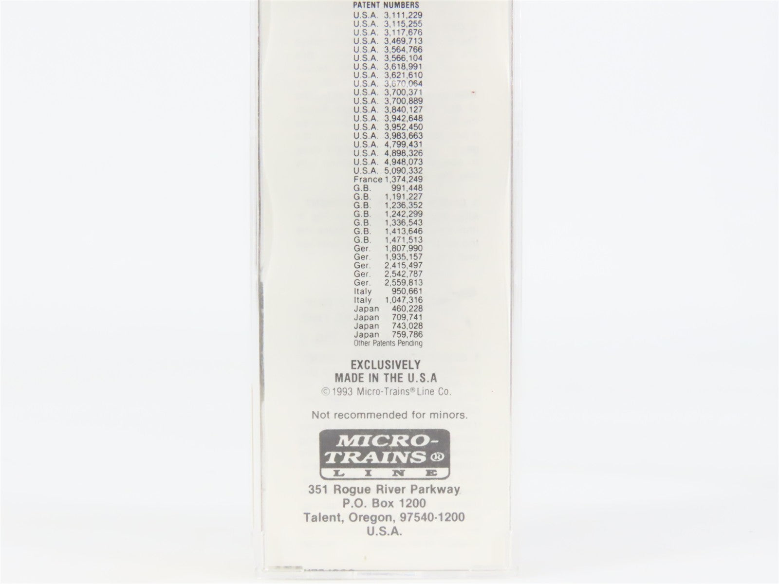 N Scale Micro-Trains 38150 CG Central of Georgia 40' Box Car 40247 RTR