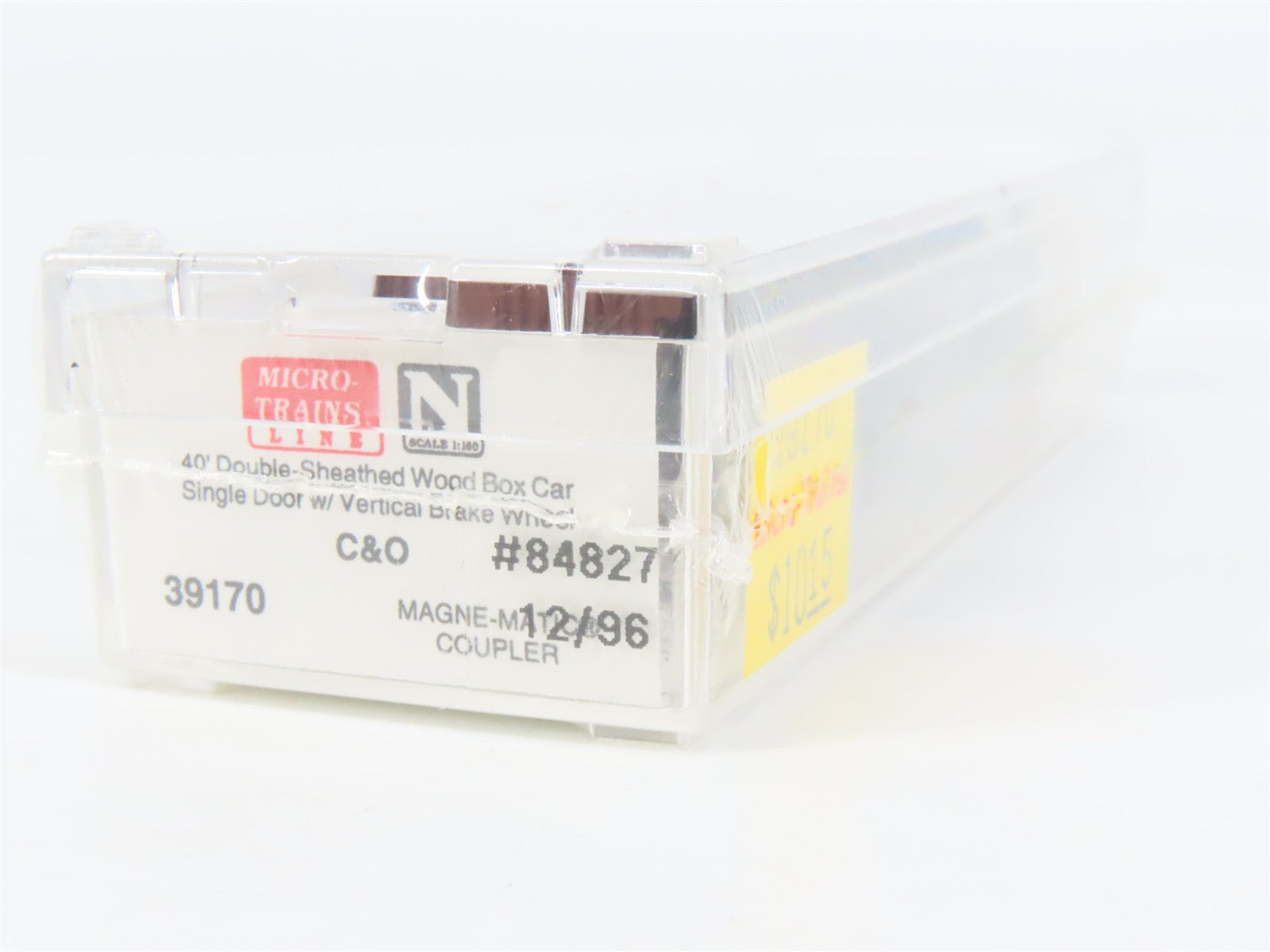 N Scale Micro-Trains 39170 C&O Chesapeake & Ohio 40' Box Car 84827 RTR