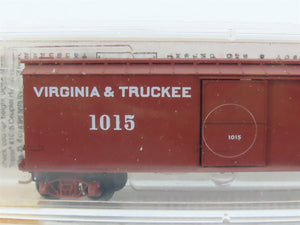 N Scale Micro-Trains 39180 V&T Virginia & Truckee 40' Box Car 1015 RTR