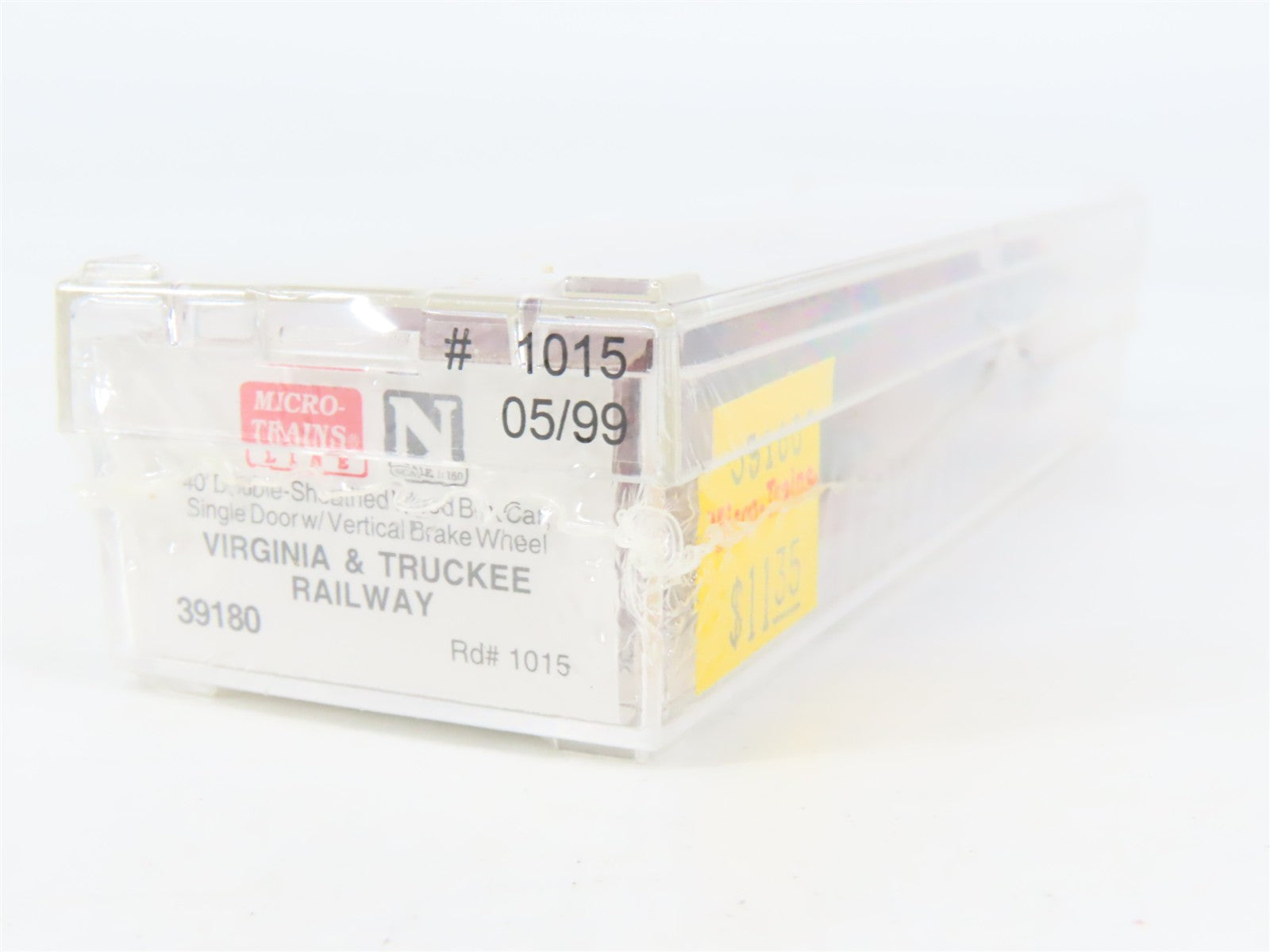 N Scale Micro-Trains 39180 V&T Virginia & Truckee 40' Box Car 1015 RTR